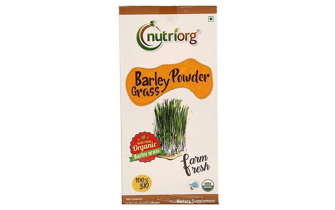 Nutriorg Barley Grass Powder    Box  100 grams